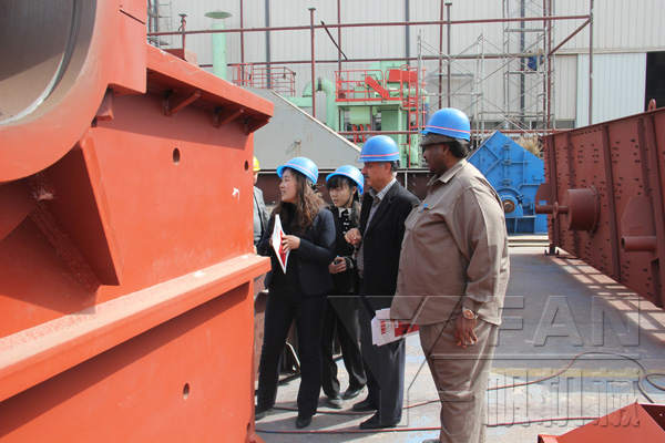 沙特客戶考察壹帆機(jī)械